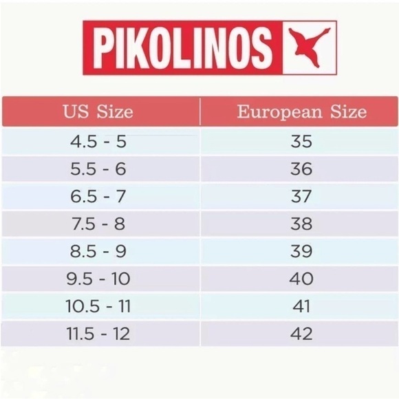 PIKOLINOS Romano Woven Leather Sling Back Mules size 37 - Picture 7 of 8